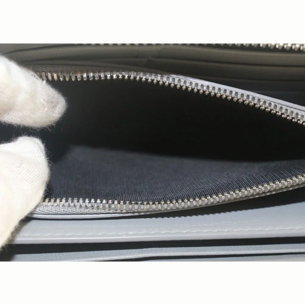 Balenciaga grey leather